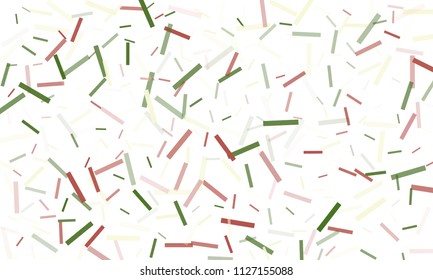 Confetti background abstract colorful pattern. Isolated on the white. Vector holiday illustration. Festive and stylish confetti background. Concept of happy birthday, party and holidays.