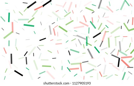 Confetti background abstract colorful pattern. Isolated on the white. Vector holiday illustration. Festive and stylish confetti background. Concept of happy birthday, party and holidays.