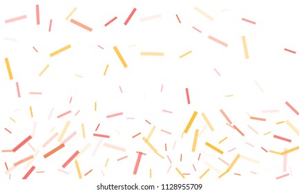 Confetti background abstract colorful pattern. Isolated on the white. Vector holiday illustration. Festive and stylish confetti background. Concept of happy birthday, party and holidays.