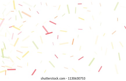 Confetti background abstract colorful pattern. Isolated on the white. Vector holiday illustration. Festive and stylish confetti background. Concept of happy birthday, party and holidays.