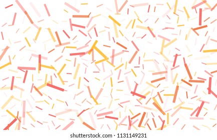 Confetti background abstract colorful pattern. Isolated on the white. Vector holiday illustration. Festive and stylish confetti background. Concept of happy birthday, party and holidays.