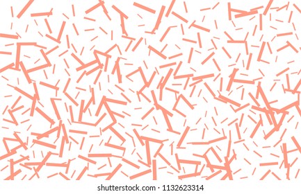 Confetti background abstract colorful pattern. Isolated on the white. Vector holiday illustration. Festive and stylish confetti background. Concept of happy birthday, party and holidays.