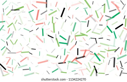 Confetti background abstract colorful pattern. Isolated on the white. Vector holiday illustration. Festive and stylish confetti background. Concept of happy birthday, party and holidays.
