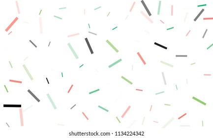 Confetti background abstract colorful pattern. Isolated on the white. Vector holiday illustration. Festive and stylish confetti background. Concept of happy birthday, party and holidays.
