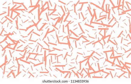 Confetti background abstract colorful pattern. Isolated on the white. Vector holiday illustration. Festive and stylish confetti background. Concept of happy birthday, party and holidays.
