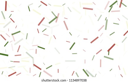 Confetti background abstract colorful pattern. Isolated on the white. Vector holiday illustration. Festive and stylish confetti background. Concept of happy birthday, party and holidays.