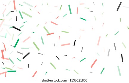 Confetti background abstract colorful pattern. Isolated on the white. Vector holiday illustration. Festive and stylish confetti background. Concept of happy birthday, party and holidays.