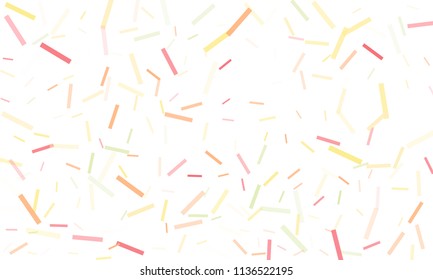 Confetti background abstract colorful pattern. Isolated on the white. Vector holiday illustration. Festive and stylish confetti background. Concept of happy birthday, party and holidays.