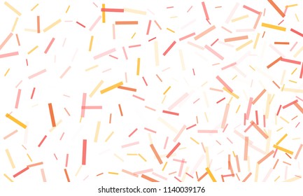 Confetti background abstract colorful pattern. Isolated on the white. Vector holiday illustration. Festive and stylish confetti background. Concept of happy birthday, party and holidays.