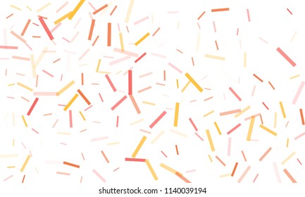 Confetti background abstract colorful pattern. Isolated on the white. Vector holiday illustration. Festive and stylish confetti background. Concept of happy birthday, party and holidays.