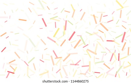 Confetti background abstract colorful pattern. Isolated on the white. Vector holiday illustration. Festive and stylish confetti background. Concept of happy birthday, party and holidays.