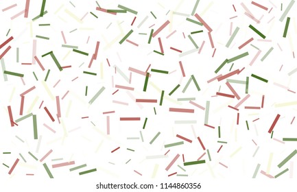 Confetti background abstract colorful pattern. Isolated on the white. Vector holiday illustration. Festive and stylish confetti background. Concept of happy birthday, party and holidays.