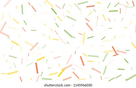 Confetti background abstract colorful pattern. Isolated on the white. Vector holiday illustration. Festive and stylish confetti background. Concept of happy birthday, party and holidays.