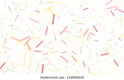 Confetti background abstract colorful pattern. Isolated on the white. Vector holiday illustration. Festive and stylish confetti background. Concept of happy birthday, party and holidays.
