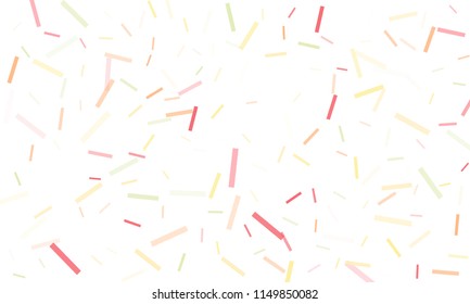 Confetti background abstract colorful pattern. Isolated on the white. Vector holiday illustration. Festive and stylish confetti background. Concept of happy birthday, party and holidays.