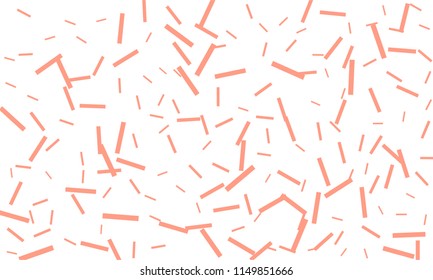 Confetti background abstract colorful pattern. Isolated on the white. Vector holiday illustration. Festive and stylish confetti background. Concept of happy birthday, party and holidays.