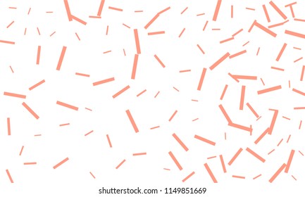 Confetti background abstract colorful pattern. Isolated on the white. Vector holiday illustration. Festive and stylish confetti background. Concept of happy birthday, party and holidays.