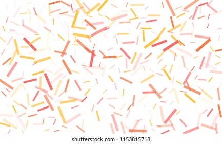 Confetti background abstract colorful pattern. Isolated on the white. Vector holiday illustration. Festive and stylish confetti background. Concept of happy birthday, party and holidays.