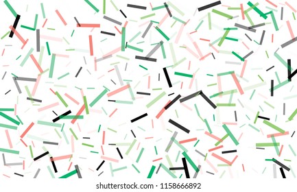Confetti background abstract colorful pattern. Isolated on the white. Vector holiday illustration. Festive and stylish confetti background. Concept of happy birthday, party and holidays.