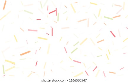 Confetti background abstract colorful pattern. Isolated on the white. Vector holiday illustration. Festive and stylish confetti background. Concept of happy birthday, party and holidays.