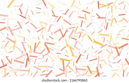 Confetti background abstract colorful pattern. Isolated on the white. Vector holiday illustration. Festive and stylish confetti background. Concept of happy birthday, party and holidays.