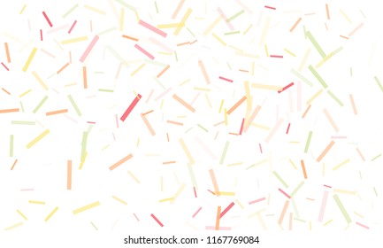 Confetti background abstract colorful pattern. Isolated on the white. Vector holiday illustration. Festive and stylish confetti background. Concept of happy birthday, party and holidays.