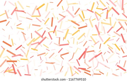 Confetti background abstract colorful pattern. Isolated on the white. Vector holiday illustration. Festive and stylish confetti background. Concept of happy birthday, party and holidays.