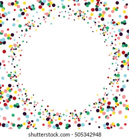 Confetti background colorful