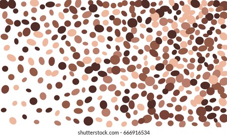 Confetti Background. Colorful Circles and Ellipses. Texture for Horizontal Poster