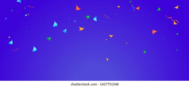 Confetti background colorful explosion. Abstract vector illustration banner