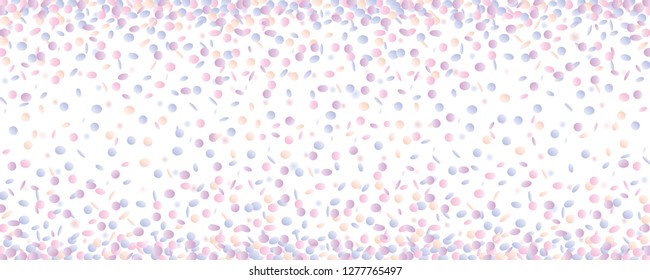 confetti background in colorful pastel colors vector illustration EPS10