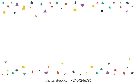 Confetti Background. Festive illustration for a birthday party or New Year