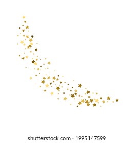 Confetti background. Golden holiday texture