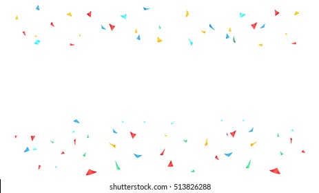 Confetti background . Holiday festive background