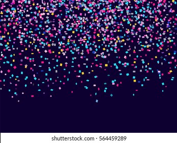 Confetti background. Holiday vector. Celebration, festival, winning or carnival concept. Colorful confetti pieces illustration for web design, creative projects or printed products.