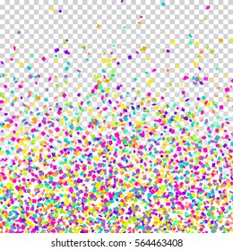 Confetti background. Holiday vector. Celebration, festival, winning or carnival concept. Colorful confetti pieces illustration for web design, creative projects or printed products.