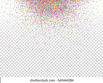 Confetti background. Holiday vector. Celebration, festival, winning or carnival concept. Colorful confetti pieces illustration for web design, creative projects or printed products.