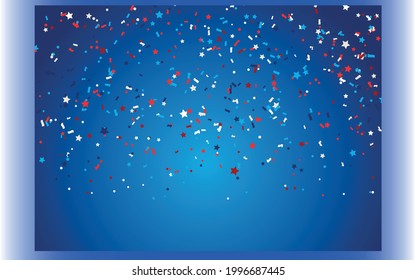 Confetti background  holiday winner background vector