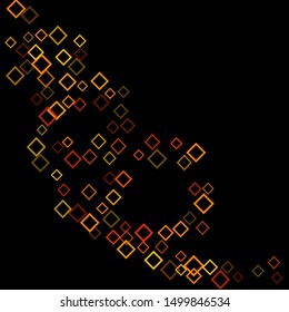 Confetti background minimal geometric cover template of isolated elements.Future geometric cover confetti background. Used as print, card, template, texture, background, wallpaper, banner, border