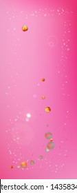 Confetti. Background modern.  Colorful clean abstraction. Pink colored theme.