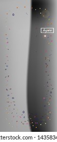Confetti. Background modern.  Colorful clean abstraction. 