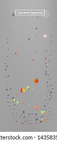 Confetti. Background modern.  Colorful clean abstraction. 