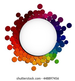 Confetti Background With Place For Your Content