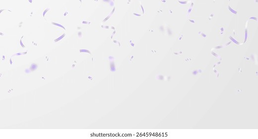 Fondo de confeti Colores impresionantes que zigzaguean hacia abajo para la celebración. Ilustración vectorial de decoración festiva
