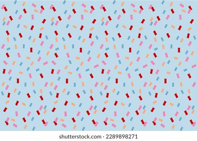 Confetti background vector illustration party cerebration
