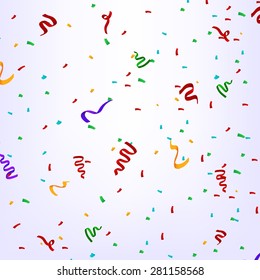 Confetti in birthday party