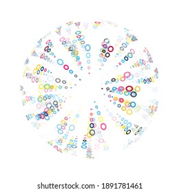confetti burst stock vector background