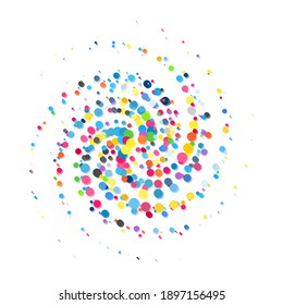 confetti burst stock vector background