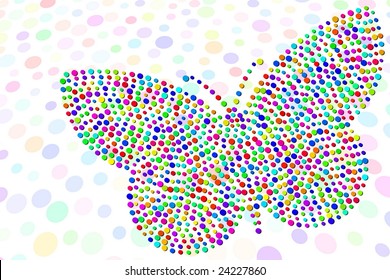 Confetti Butterfly