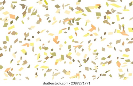 Confetti celebration vector illustration. Birthday, Decoration, Holiday, Party, Invitation, Template.